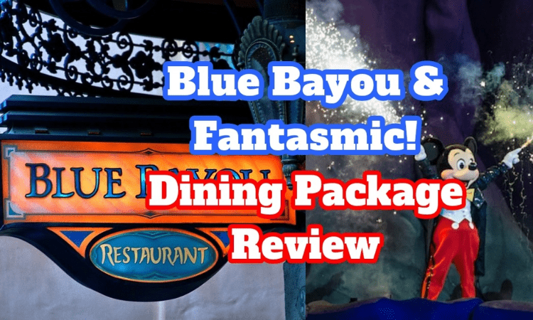 Blue Bayou Lunch Fantasmic Dining Package Review